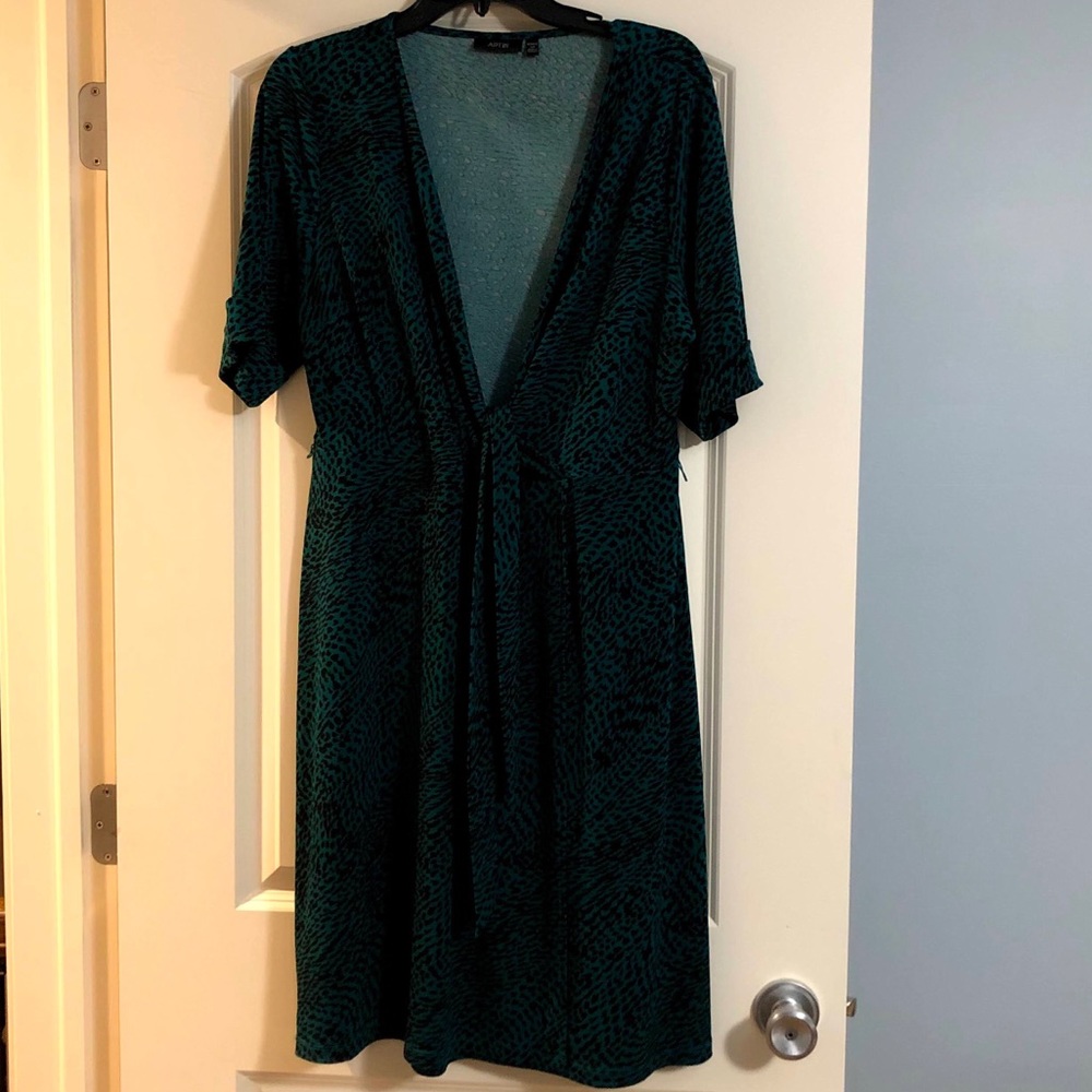 Green Wrap Dress